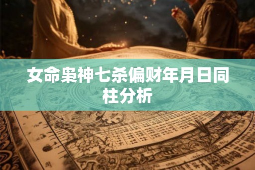 女命枭神七杀偏财年月日同柱分析