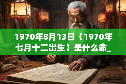 1970年8月13日(1970年七月十二出生)是什么命_命运如何 1970年8月13日(1970年七月十二出生)是什么命_命运如何
