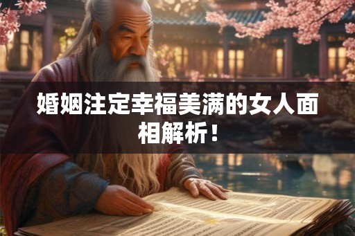 婚姻注定幸福美满的女人面相解析! 婚姻注定幸福美满的女人面相解析!