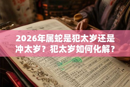 2026年属蛇是犯太岁还是冲太岁?犯太岁如何化解? 2026年属蛇是犯太岁还是冲太岁?犯太岁如何化解?