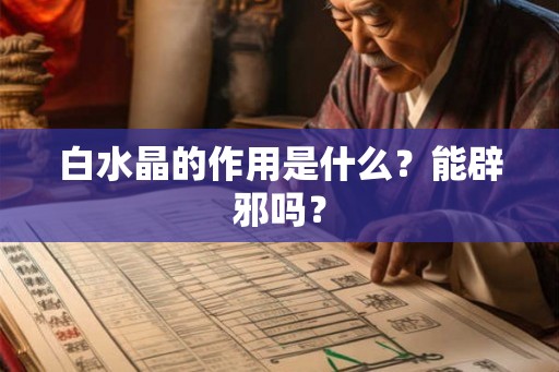 白水晶的作用是什么？能辟邪吗？