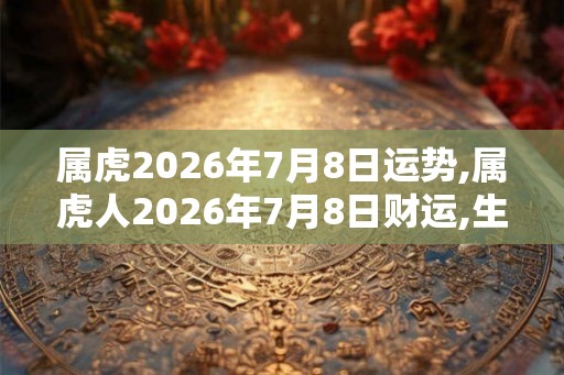 属虎2026年7月8日运势,属虎人2026年7月8日财运,生肖虎2026年7月8日运势 属虎2026年7月8日运势,属虎人2026年7月8日财运,生肖虎2026年7月8日运势