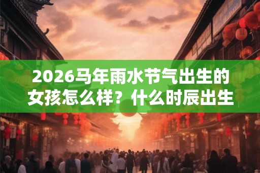 2026马年雨水节气出生的女孩怎么样？什么时辰出生命最好？
