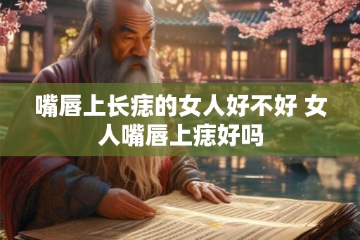 嘴唇上长痣的女人好不好 女人嘴唇上痣好吗