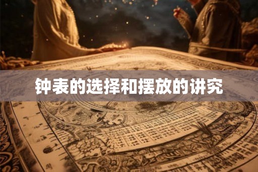 钟表的选择和摆放的讲究
