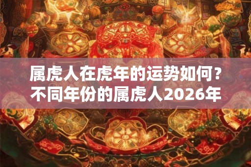 属虎人在虎年的运势如何？不同年份的属虎人2026年运势