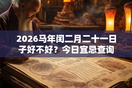 2026马年闰二月二十一日子好不好？今日宜忌查询