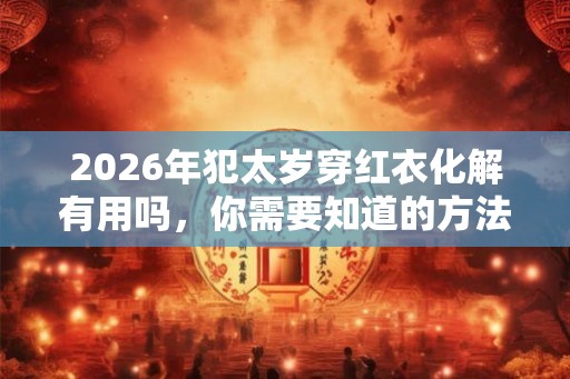 2026年犯太岁穿红衣化解有用吗，你需要知道的方法有这些