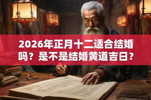 2026年正月十二适合结婚吗？是不是结婚黄道吉日？
