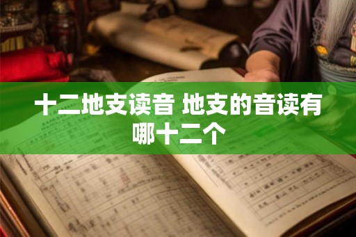 十二地支读音 地支的音读有哪十二个 十二地支读音 地支的音读有哪十二个