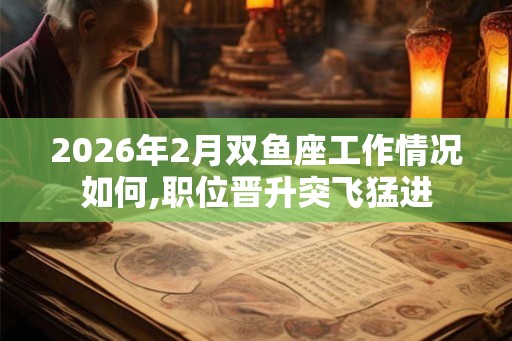 2026年2月双鱼座工作情况如何,职位晋升突飞猛进