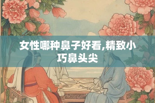 女性哪种鼻子好看,精致小巧鼻头尖 女性哪种鼻子好看,精致小巧鼻头尖