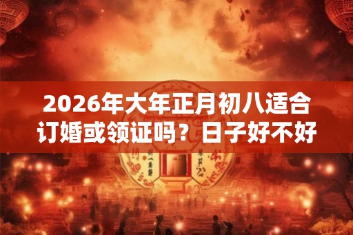 2026年大年正月初八适合订婚或领证吗？日子好不好？
