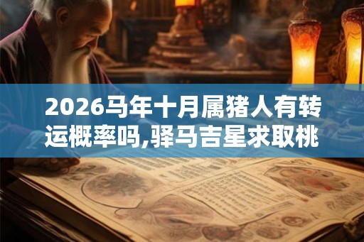 2026马年十月属猪人有转运概率吗,驿马吉星求取桃花 2026马年十月属猪人有转运概率吗,驿马吉星求取桃花