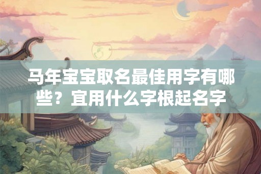 马年宝宝取名最佳用字有哪些?宜用什么字根起名字 马年宝宝取名最佳用字有哪些?宜用什么字根起名字