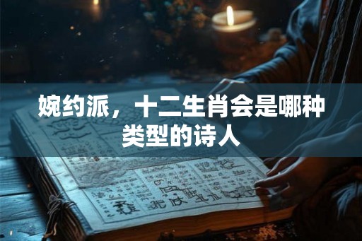 婉约派，十二生肖会是哪种类型的诗人