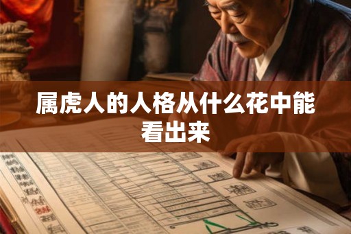属虎人的人格从什么花中能看出来