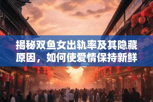 揭秘双鱼女出轨率及其隐藏原因，如何使爱情保持新鲜