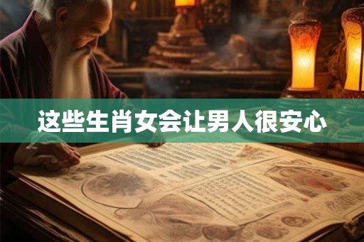 这些生肖女会让男人很安心 这些生肖女会让男人很安心