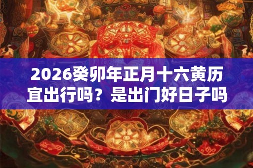 2026癸卯年正月十六黄历宜出行吗？是出门好日子吗