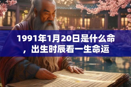 1991年1月20日是什么命，出生时辰看一生命运
