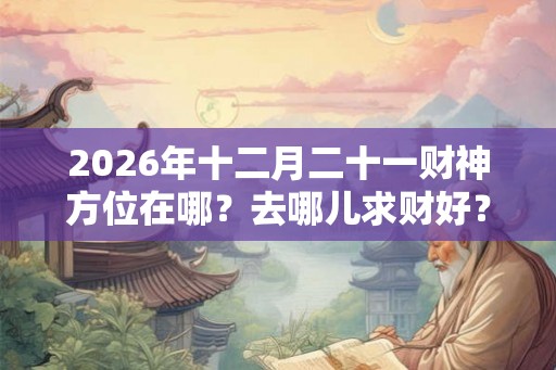 2026年十二月二十一财神方位在哪？去哪儿求财好？