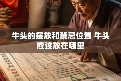 牛头的摆放和禁忌位置 牛头应该放在哪里