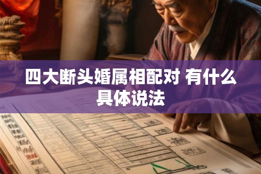 四大断头婚属相配对 有什么具体说法