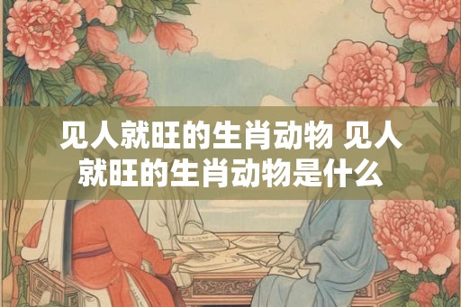 见人就旺的生肖动物 见人就旺的生肖动物是什么 见人就旺的生肖动物 见人就旺的生肖动物是什么