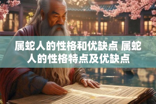 属蛇人的性格和优缺点 属蛇人的性格特点及优缺点
