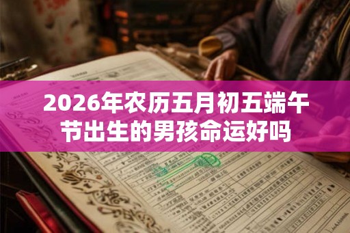 2026年农历五月初五端午节出生的男孩命运好吗