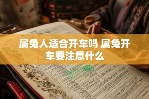 属兔人适合开车吗 属兔开车要注意什么