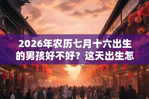 2026年农历七月十六出生的男孩好不好？这天出生怎么样？