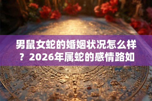 男鼠女蛇的婚姻状况怎么样？2026年属蛇的感情路如何？