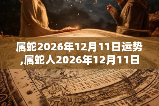 属蛇2026年12月11日运势,属蛇人2026年12月11日财运,生肖蛇2026年12月11日运势