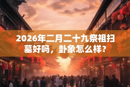 2026年二月二十九祭祖扫墓好吗，卦象怎么样？