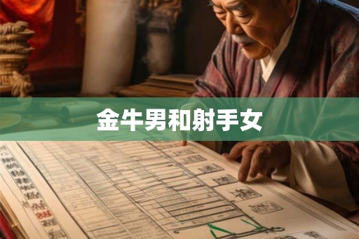 金牛男和射手女
