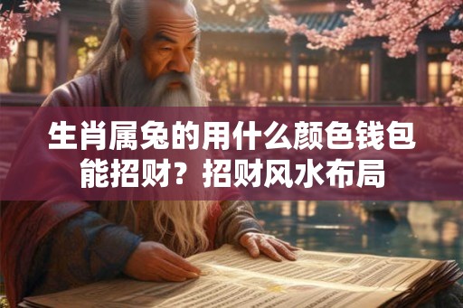 生肖属兔的用什么颜色钱包能招财？招财风水布局