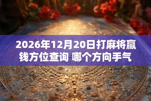 2026年12月20日打麻将赢钱方位查询 哪个方向手气佳