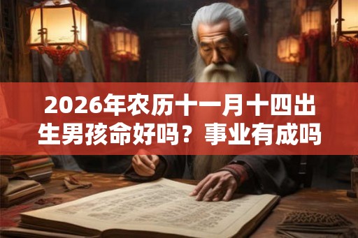 2026年农历十一月十四出生男孩命好吗？事业有成吗？