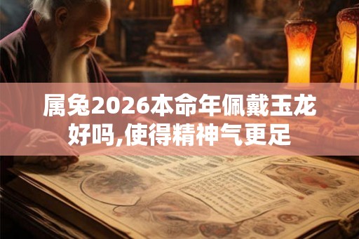 属兔2026本命年佩戴玉龙好吗,使得精神气更足