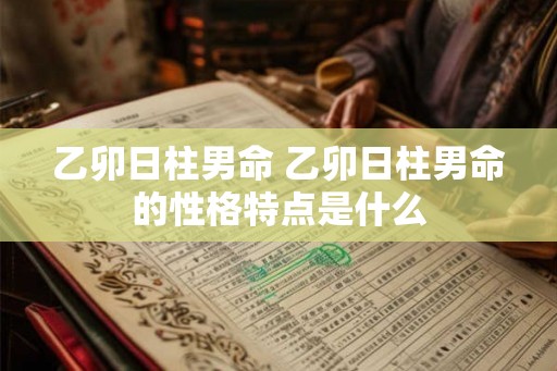 乙卯日柱男命 乙卯日柱男命的性格特点是什么