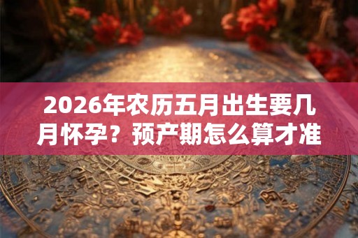 2026年农历五月出生要几月怀孕？预产期怎么算才准？