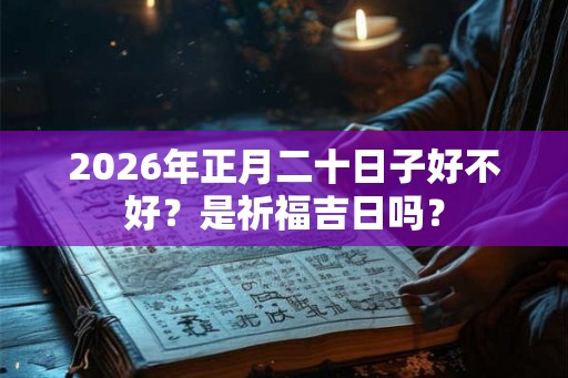 2026年正月二十日子好不好？是祈福吉日吗？