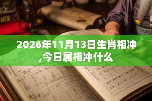 2026年11月13日生肖相冲,今日属相冲什么