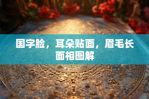 国字脸，耳朵贴面，眉毛长面相图解