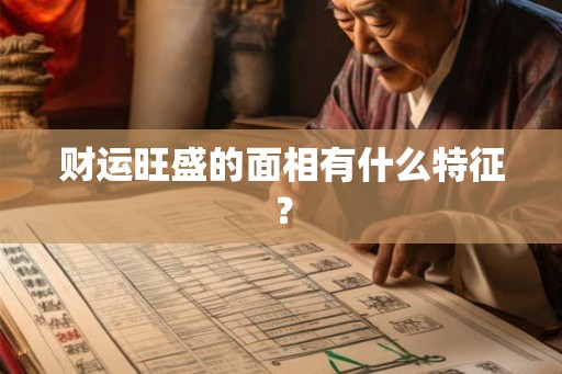 财运旺盛的面相有什么特征? 财运旺盛的面相有什么特征?
