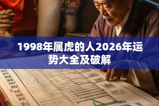 1998年属虎的人2026年运势大全及破解 1998年属虎的人2026年运势大全及破解