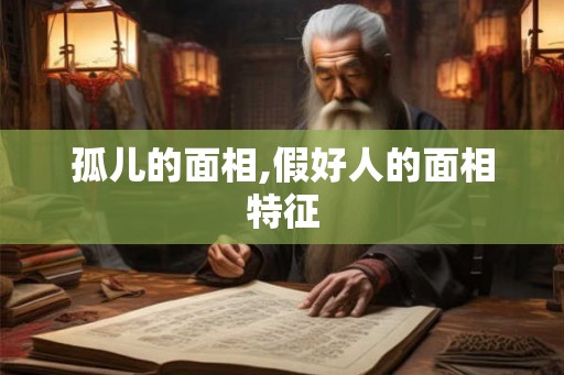 孤儿的面相,假好人的面相特征 孤儿的面相,假好人的面相特征