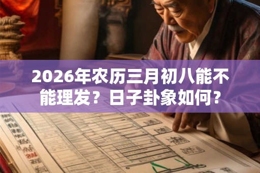 2026年农历三月初八能不能理发？日子卦象如何？